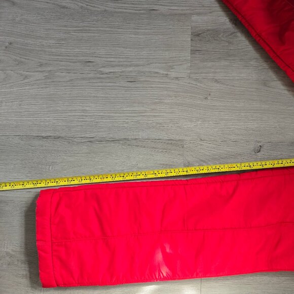 Vintage red bib ski / snow pants - Picture 6 of 12